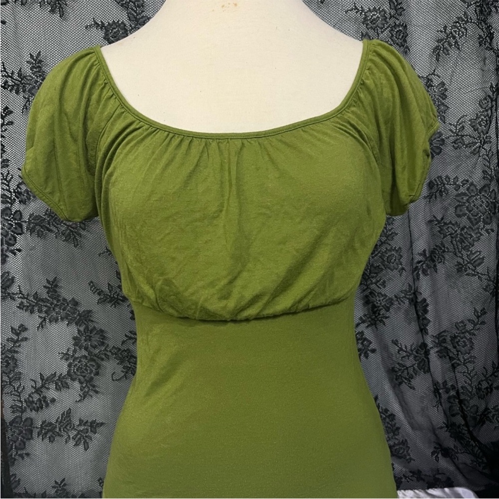 The Limited Olive Green Blouse